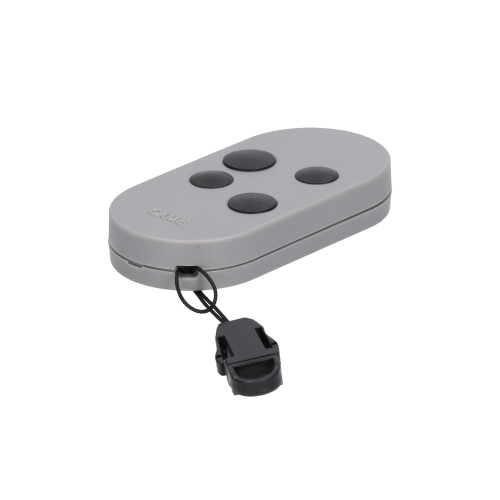 CAME vysílač 4-kanálový, 433,92MHz, pevný kód, šedá barva